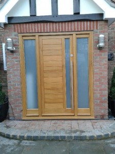 Timber door set